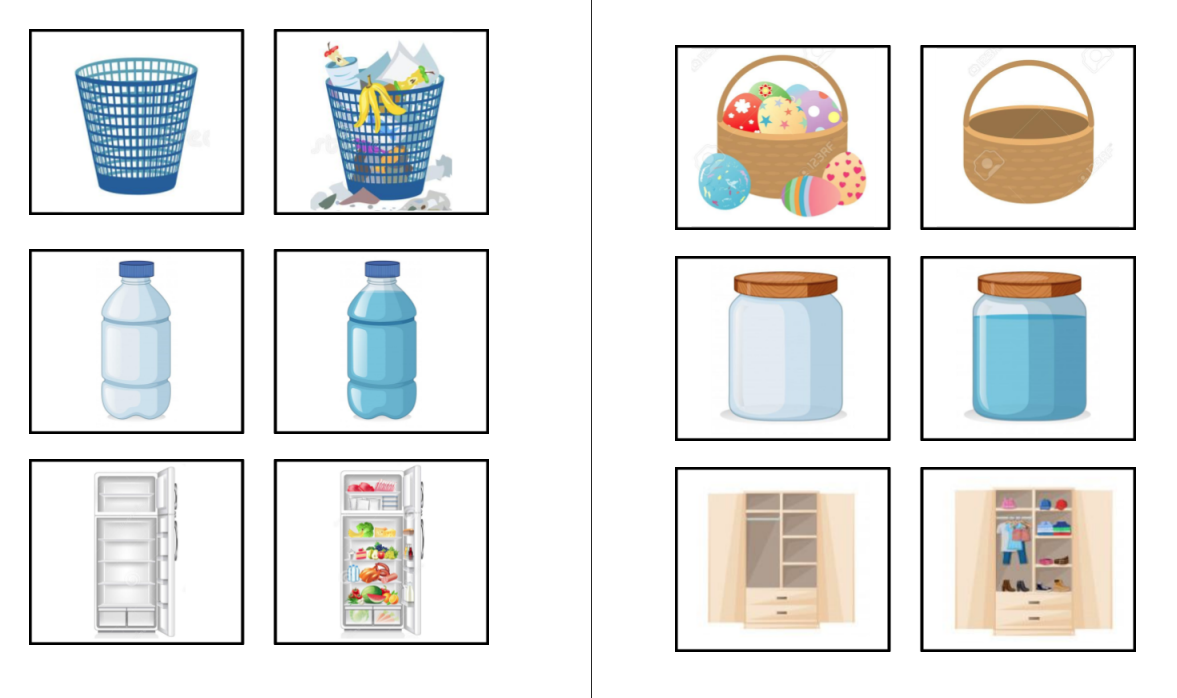 Attribute Flashcards - Empty & Full
